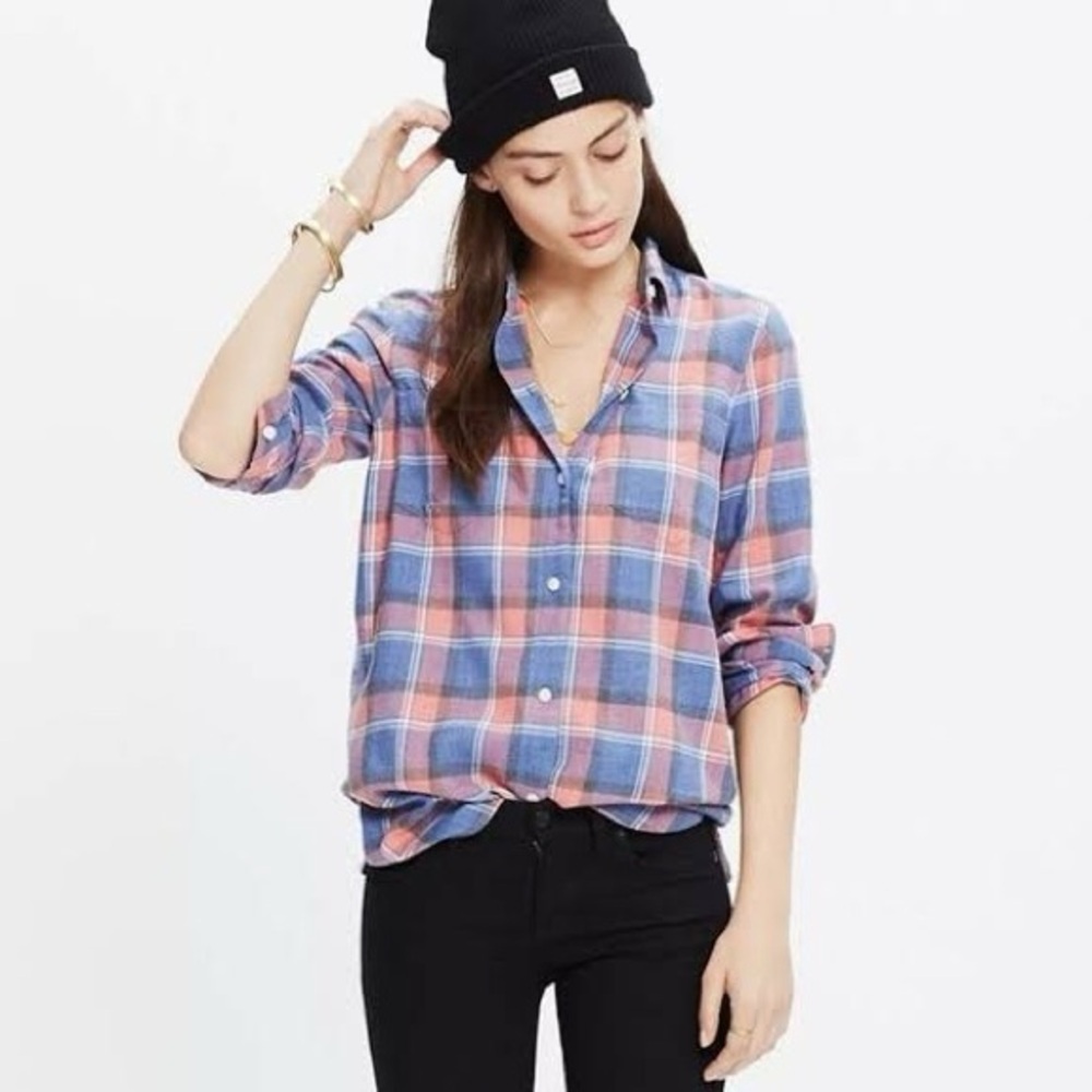 Rivet & Thread x Madewell Oversized Plaid Flannel Shirt